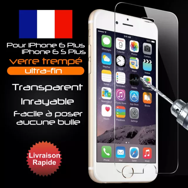 Vitre protection film protecteur d'écran verre trempé pour iPhone 6 plus/6S PLUS