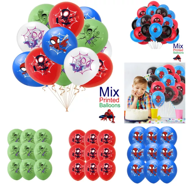 SUPERHERO SPIDERMAN FOIL Balloons for Kids Boys Birthday Party