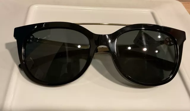 TORY BURCH TY7147 1798/13 53mm Black/Gray Gradient Lens Sunglasses MSRP $182 NWT