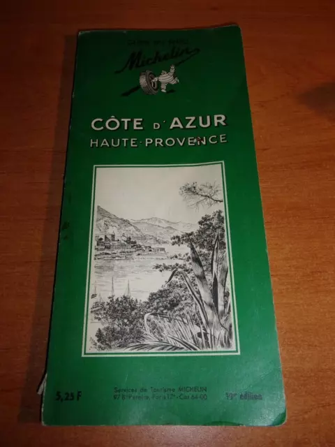 Côte D'azur Haute-Provence - Guide Du Pneu Michelin - 1961