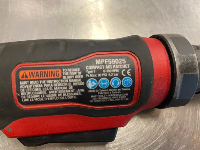 Mac Mpf59025 Compact Air Ratchet 3/8" 3