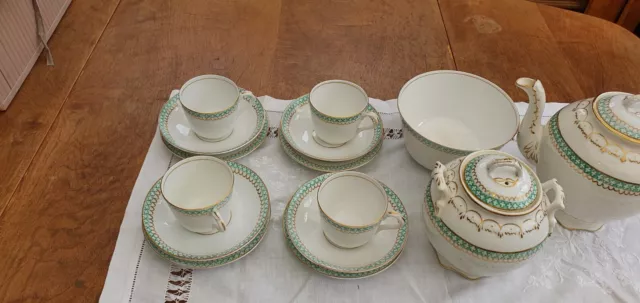 Foreign No Name China Tea Set (Barvarian?)