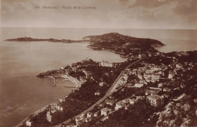 Postcard France Beaulieu Route de la Corniche