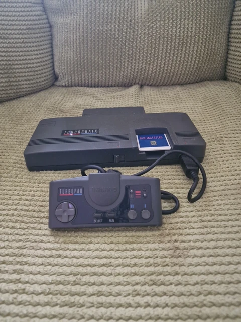 Console NEC Turbografx + Jeu Blazing Lazers + Accessoires - Occasion