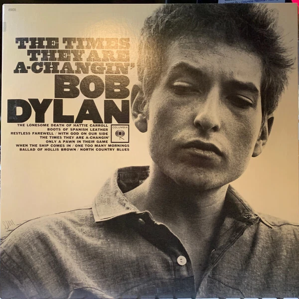 Bob Dylan - The Times They Are A-Changin' - Used Vinyl Record - L6035A