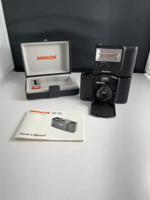 MINOX 35 EL 35MM & MINOX FC 35 flash Point and Shoot Film camera Tested With Box