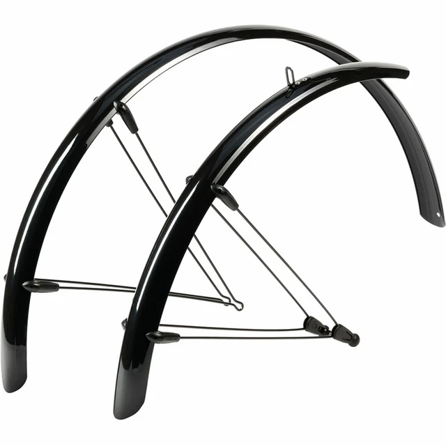 Hebie Schutzblechset Rainline 26" ca 53mm m. Streben 0786 53E1 schwarz Fahrrad