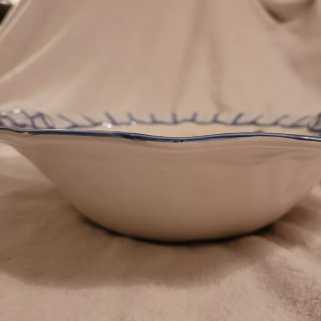 Fitz & Floyd Large Serving Bowl: Blue Ribbon Petite Vegetable Collection 1994 3