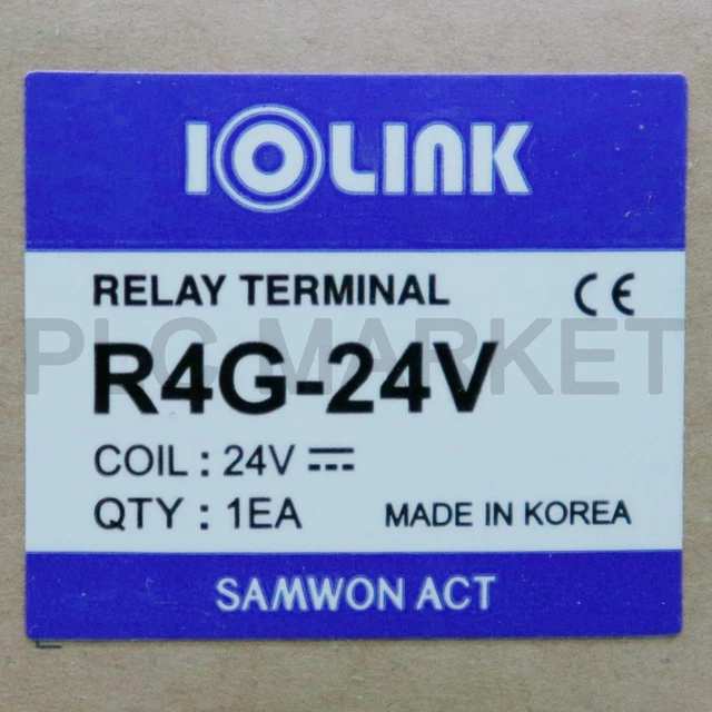 Part Numer R4g (NEW) R4G-24V SAMWON ACT IO LINK RELAY TERMINAL Intl' Shipping! £83.09 ...