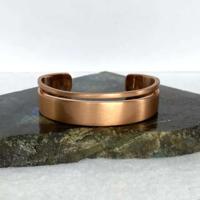 Chloe + Isabel Jen Atkin Collab Brushed Finish Copper Cuff Bracelet 6.5"