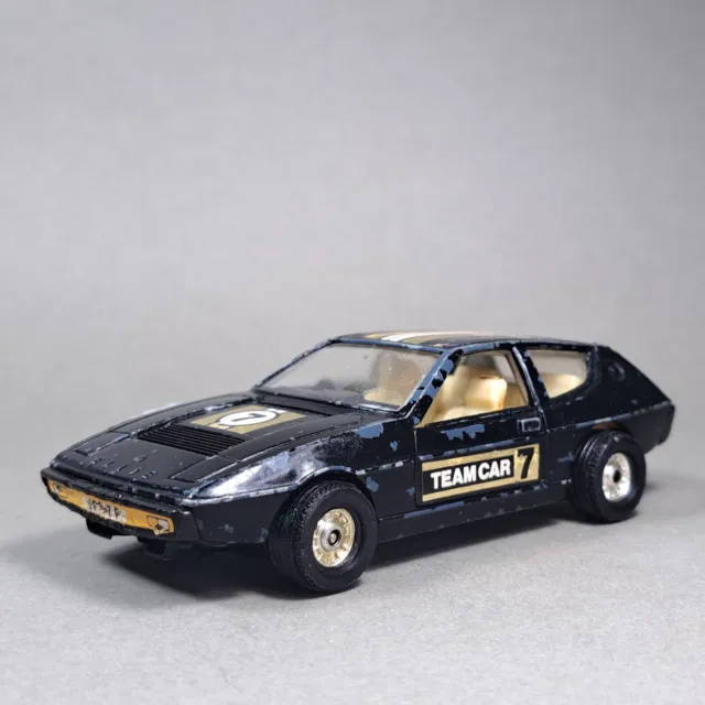 Corgi Lotus Elite Team Car JPS F1 Racing No7 Black Model Toy Car 1976 Vintage