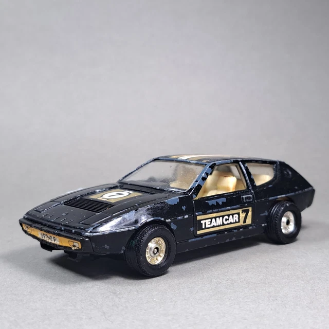 Corgi Lotus Elite Team Car JPS F1 Racing No7 Black Model Toy Car 1976 Vintage Corgi Lotus Elite Team Car JPS F1 Racing No7 Black Model Toy Car 1976 Vintage