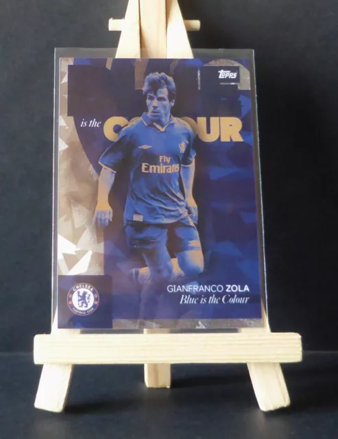 2024 Topps Chelsea Set ⭐ G. Zola ⭐ Chelsea ⭐ Blu Is The Colour - Foil ☄️ N. 42