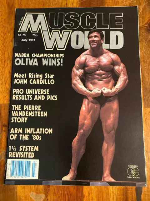 MUSCLE WORLD bodybuilding fitness magazine BOYER COE 7-81