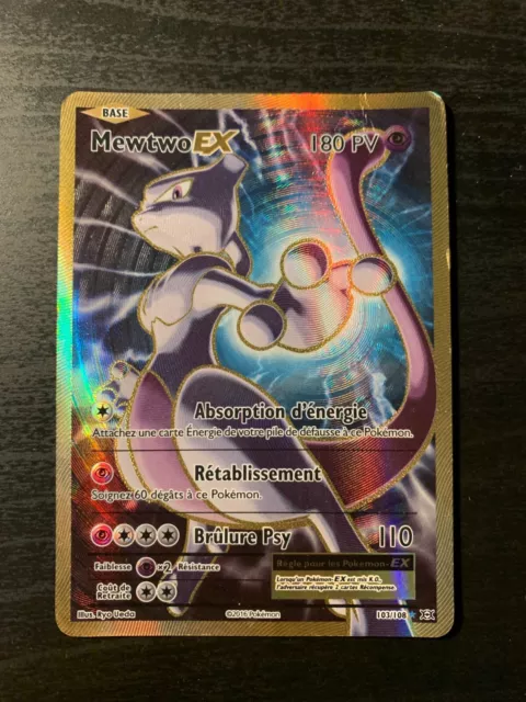 Carte Pokémon : Mewtwo EX 103/108 XY Evolution Française
