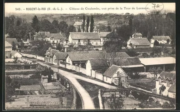 CPA Nogent-le-Roi, Coteau de Coulombs, vue prise de la Tour de Lormaye