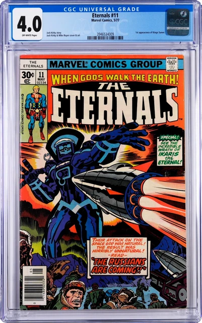 Eternals #11 CGC 4.0 (May 1977, Marvel) Jack Kirby, 1st Kingo Sunen & Druig app.