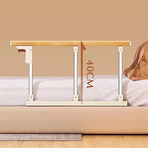 Gdmokle Barrière de lit, Pliable Personnes Âgées Poignée D'appui, D'assistance R 3