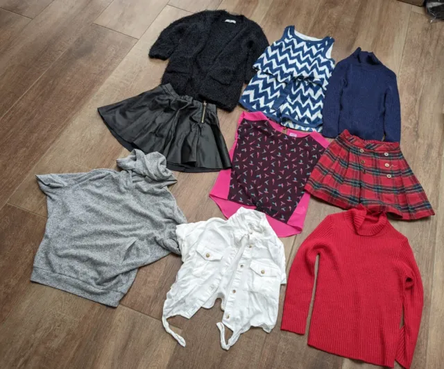 Girls Clothing Bundle  - Age 7 or 7-8 (9 Items)