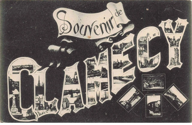 58 - CLAMECY - S03495 - Divers Aspects de la Ville - Souvenir - L1