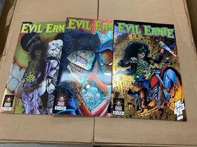 EVIL ERNIE STRAIGHT TO HELL #1 #2 #3 FRENCH EDITION FOIL VARIANT Very Nice Lot