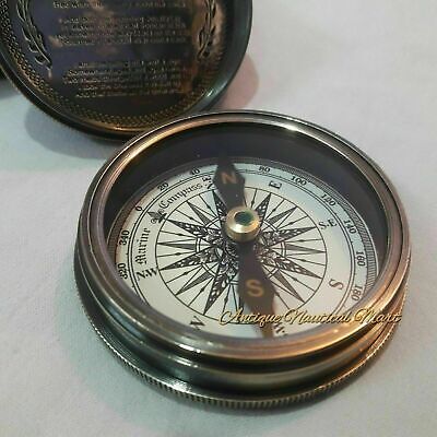 Maritime Vintage Nautical Brass Stanley London 1885 Compass Marine Handmade Gift 3