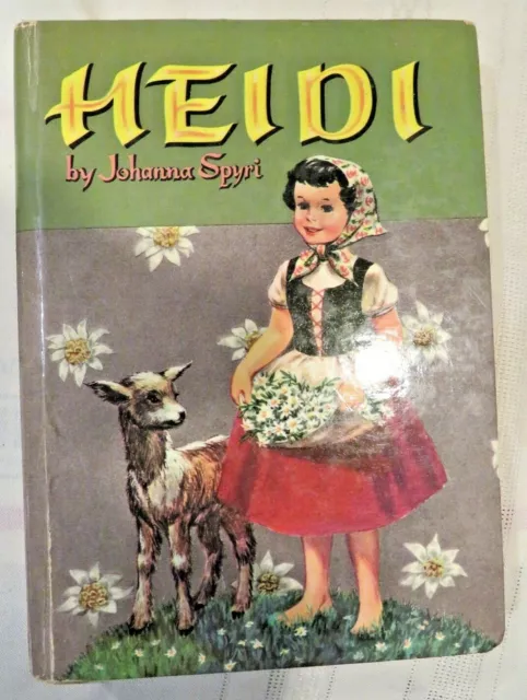Vintage Illustrated Heidi By Johanna Spyri 1955 Whitman Publishing Co 765 Picclick 