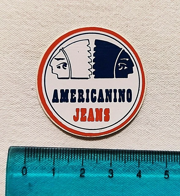 Autocollant Vintage Faciba Casuals America 80s - Sticker Rétro Original Pour Collection Ou Déco
