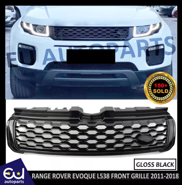 For Range Rover Evoque L538 Black Dynamic Style Look Front Grill Grille 2011-18