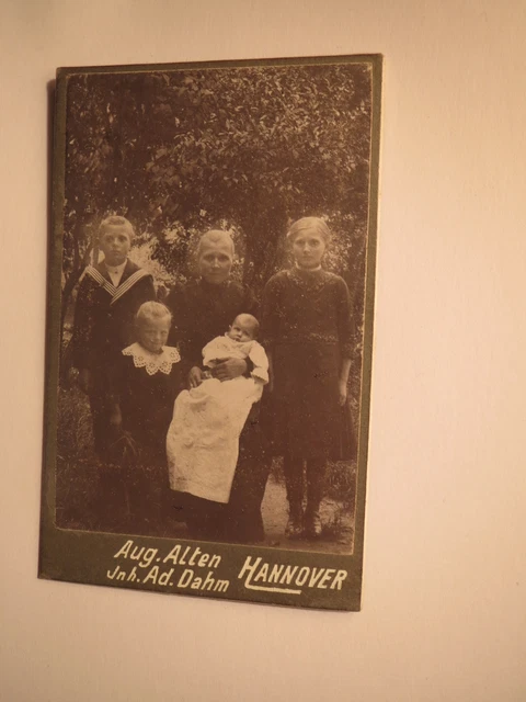Hannover - donna con bambino al battesimo? & 3 bambini bambina - ragazzo / CDV