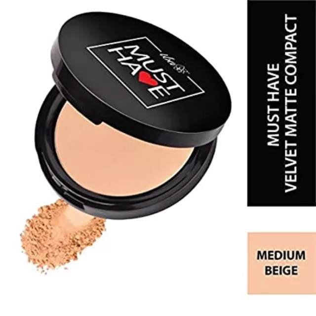 Iba Must Have Velours Mate Compact Poudre SPF 15 Couleur Medium Beige 9g