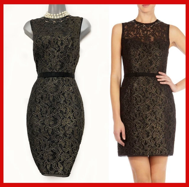 Robe Violette Karen Millen UK Taille 10 - Occasion En Très Bon état, Polyester Et élasthanne