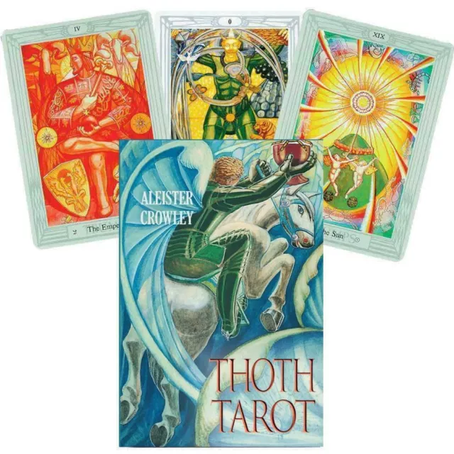 Jeux Thoth Tarot Aleister Crowley - Standard Jeu Cartes Ésotérique AGM