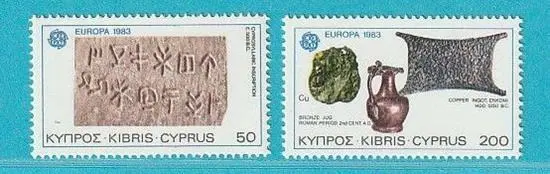 Zypern Europa CEPT aus 1983 ** postfrisch MiNr. 582-583 Menschlicher Geist