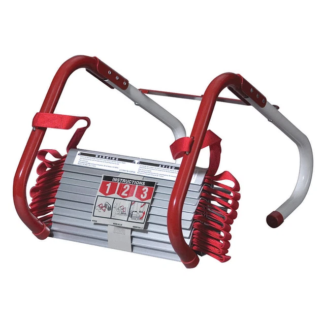 Escalera de escape de emergencia KIDDE 468093, 13 ft, 2 pisos