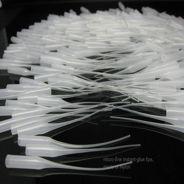 150 Pieces Glue Extender Precision Applicator Precision Micro CA Glue Tips for