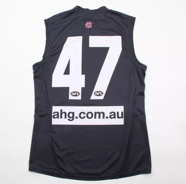 Melbourne Demons Player Issue Guernsey With GPS Pouch # 47 Size Medium