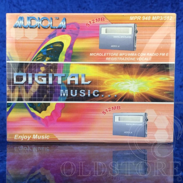 AUDIOLA MPR 948◅ Microlettore Mp3 Wma 512Mb Con Registratore Vocale E Radio Fm EUR 12,99 - FR