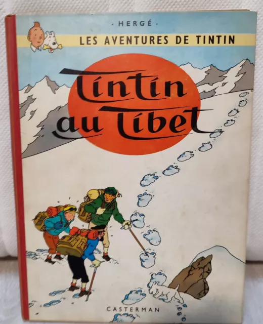 LES AVENTURES DE TINTIN- TINTIN AU TIBET-EO Belge -B29-1960-TBE