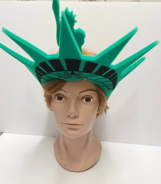2 PCS STATUE of Liberty NYC Crown New York City Souvenir Foam Hat