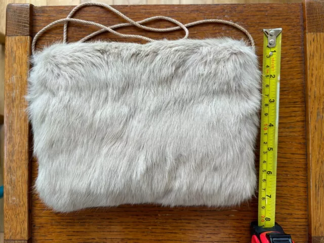 Vintage 1950s Small Real Fur Hand Muff Hand Warmer Excellent Condition