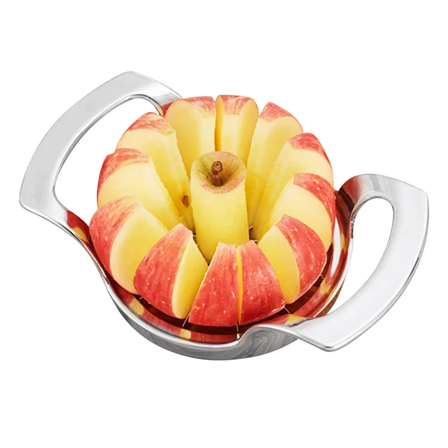HIGH QUALITY 12BLADE Extra Large Apple Cutter Slicer, Stainless Steel