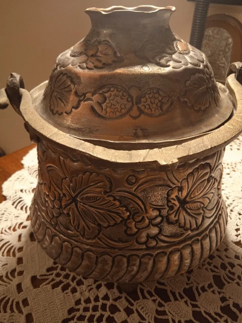 ***Antiguo Arte Griego Olla Hecha A Mano De La Ciudad De Ioannina***
