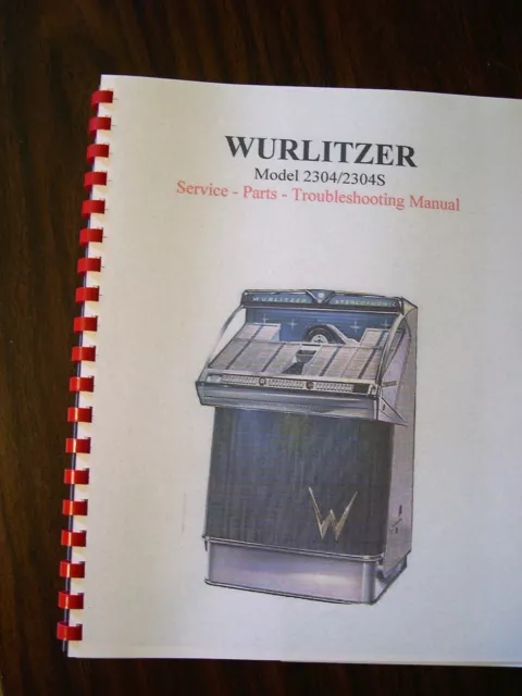 Wurlitzer Model 2304 Jukebox Manual
