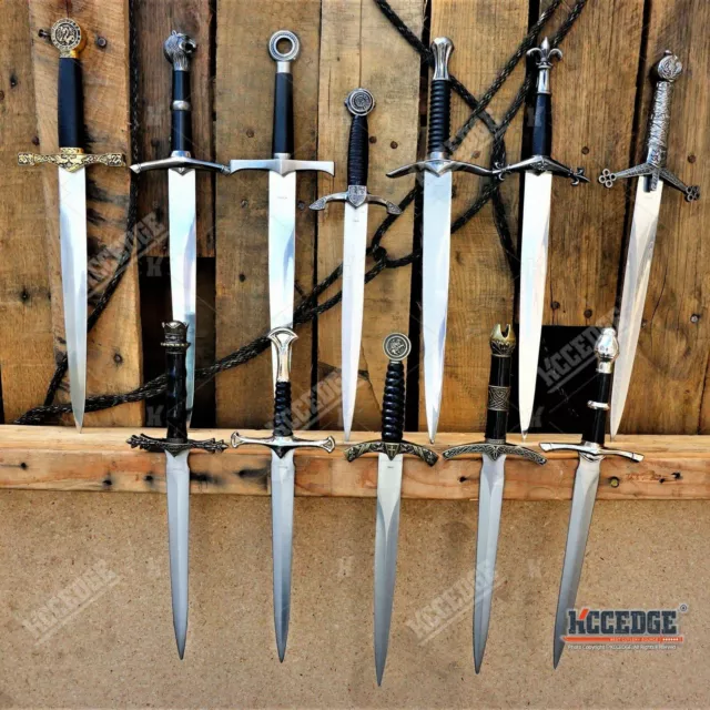 13.5" King Medieval Historical Short Dagger Sword Knife +Scabbard