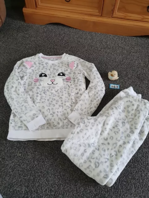 Set pigiami soffici ragazze 8-9 anni (B167)