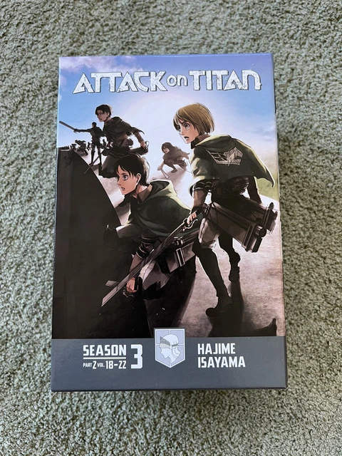 ATTACK ON TITAN Season 3 Part 2 Box Set By Hajime Isayama (Paperback ...