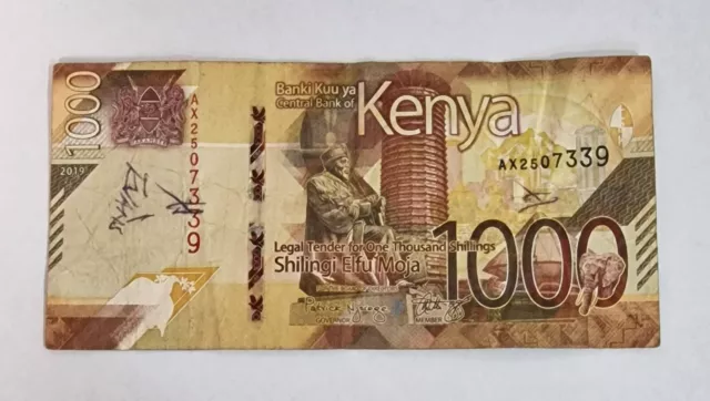 Kenya 1000 Shilingi  2019 Banknote