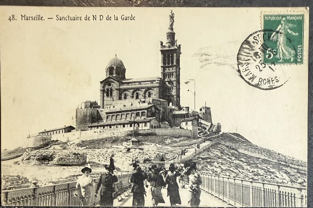 Marseille - Ascenseurs Notre Dame de la Garde - E.L. - Carte postale