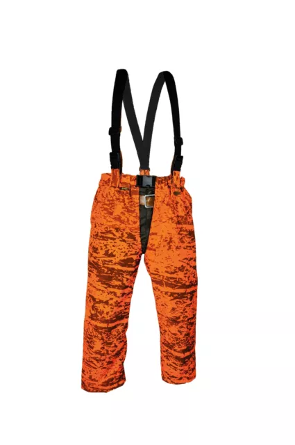 HUBERTUS Beinlinge DRÜCKJAGD orange camo Überhose Regenhose